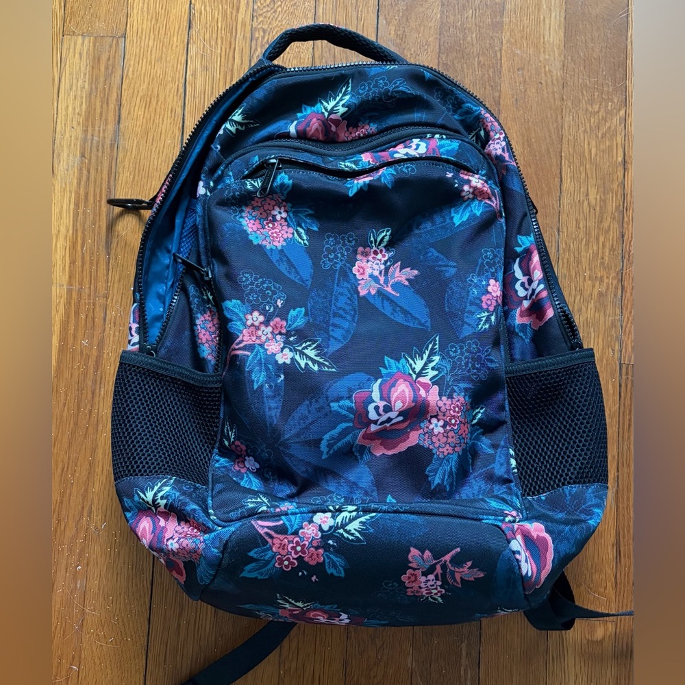 Vera Bradley Flower Backpack with Laptop Pocket